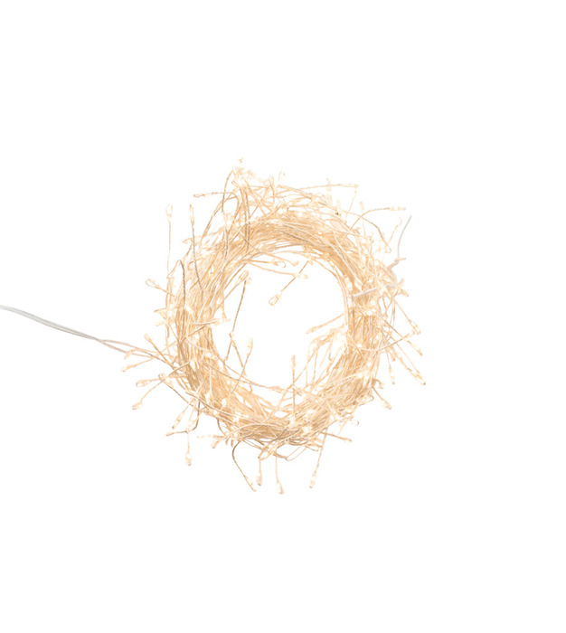 Ljusslinga Kluster 250 LED Varmvit 6,25 m Stemning